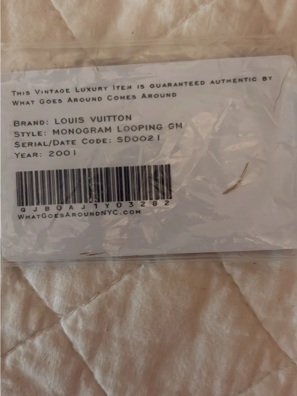 Louis Vuitton Tan and Beige Monogram Interior Shoulder Bag